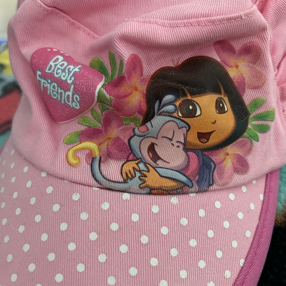 Dora the Explorer Pink Kids Cap - Picture 2 of 4
